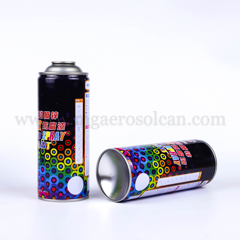 spray paint refill aerosol tin can